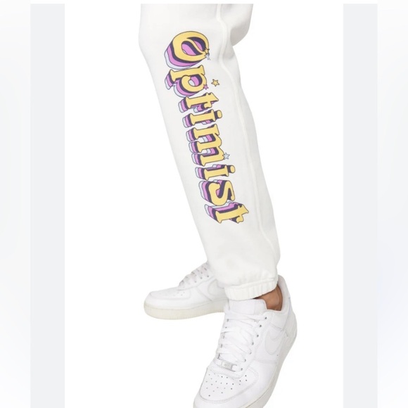 NWT SPIRITUAL GANGSTER OPTIMIST LAGUNA SWEATPANT IN CREAM SZ SMALL - Picture 3 of 15
